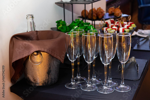 Elegant party beverage arrangement