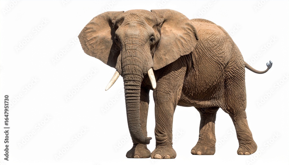 Obraz premium elephant isolated on white