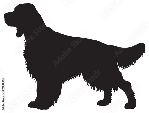 GORDON SETTER DOG SILHOUETTE