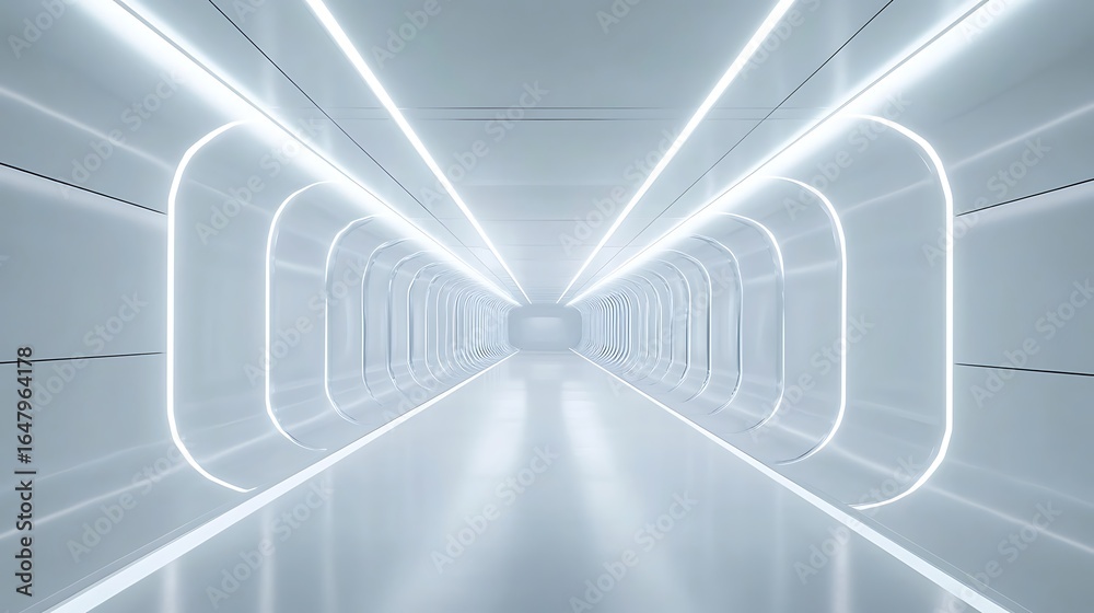 Obraz premium abstract 3d tunnel