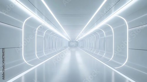 Fototapeta Naklejka Na Ścianę i Meble -  abstract 3d tunnel