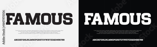 Famous college varsity font alphabet. Varsity sport font in western style for baseball, football or basketball logo, brand and t-shirt. Athletic department typeface, varsity stylish font alphabet
