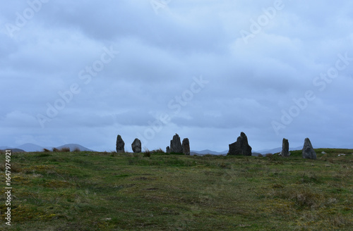 Ancient Standing Stone Circle on the Isle of Lewis