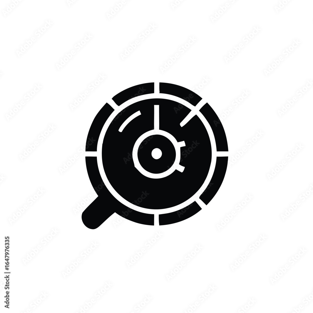 Black target symbol bullseye goal Black target symbol bullseye goal