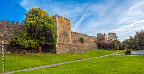 Tableau sur toile The historic ruins of the old city walls of Beja, Alentejo, Portugal