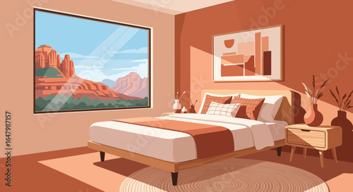 modern bedroom interior