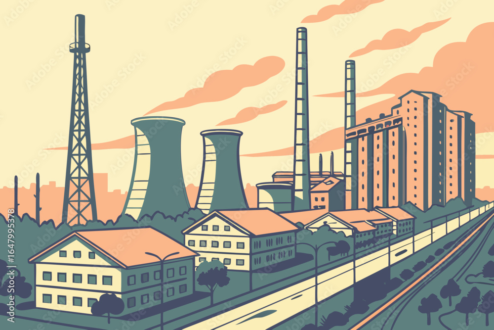 Obraz premium Anshan, China – A steel-producing city in Liaoning province.