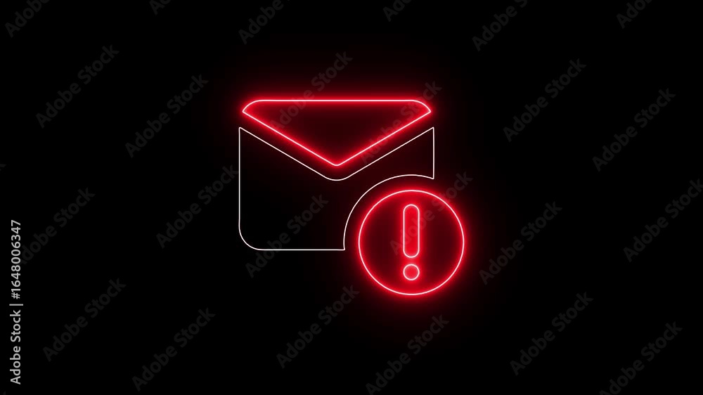 custom made wallpaper toronto digitalAn email message notification with a counter number, alongside a triangle alert icon and exclamation icon. urgent or high-priority messages, missed or important emails.