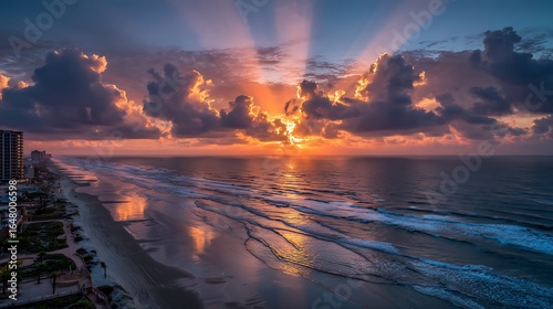 Stunning sunrise over south padre island texas - high definition wallpaper for your desktop beach wallpaper summer wallpaper beach background tropical nature.