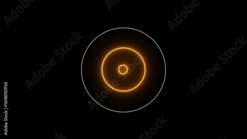 Wallpaper Mural Abstract glowing neon circle icon animation. Glowing line web neon circle pattern. 4k rendering. Seamless looping round circle picture frame with two tone neon green color motion graphic Torontodigital.ca