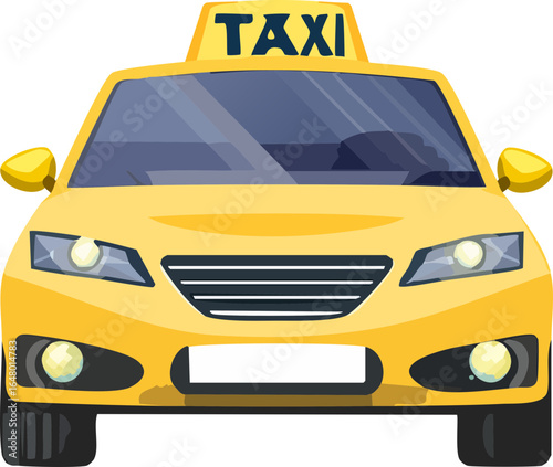 taxi cab vector illustration