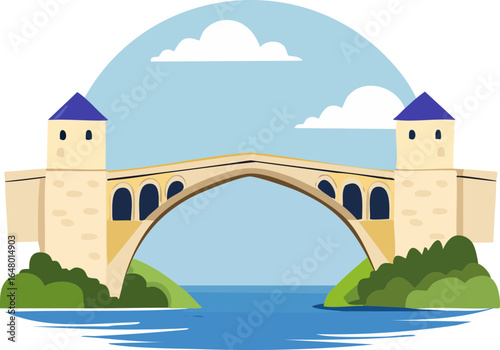 old castle in the sea