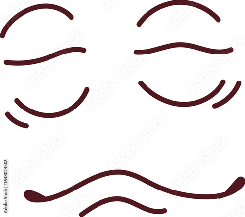 Calm | Expression Doodle Design - 12 | EPS