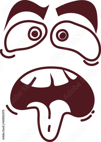 Disgusted | Expression Doodle Design - 20 | EPS