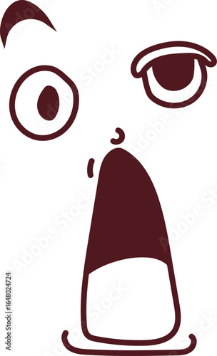 Sleepy | Expression Doodle Design - 19 | EPS