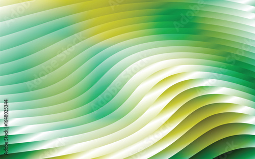 luminous glass gradient abstract background with ribbed waves and holographic color blend, perfect for digital design, web, and modern creative artworks