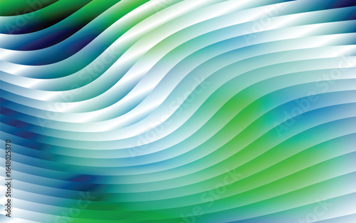 holographic pastel glass texture with smooth ribbed shapes and bright gradient tones, artistic abstract background for modern design and digital projects