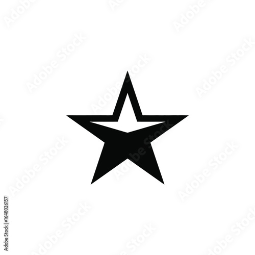 Black Shield Emblem with a Stylized Check Mark or Wing Design
