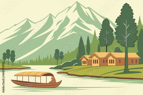 Srinagar, India – A Kashmiri city famed for Dal Lake and houseboats.