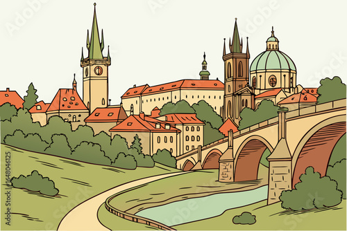 Prague, Czech Republic – A fairy-tale city of castles and cobblestones.
