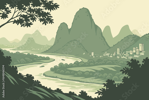 Qingyuan, China – A scenic Guangdong city with karst landscapes.