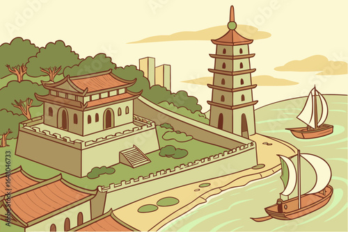 Wallpaper Mural Quanzhou, China – A historic maritime trade city in Fujian. Torontodigital.ca