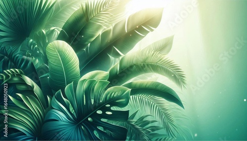 Dreamy Tropical Leaves
