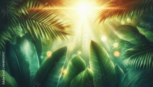 Dreamy Tropical Leaves