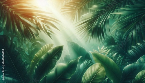 Dreamy Tropical Leaves