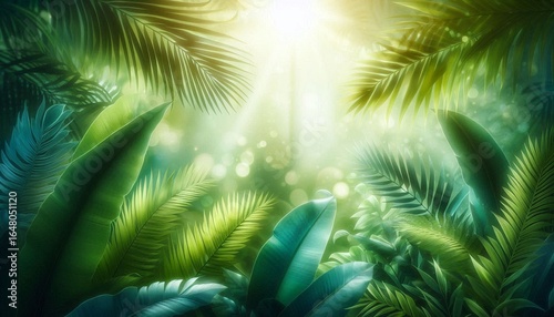 Dreamy Tropical Leaves