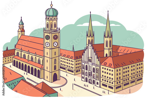 Munich, Germany – Bavaria’s capital, famed for beer gardens and Oktoberfest.