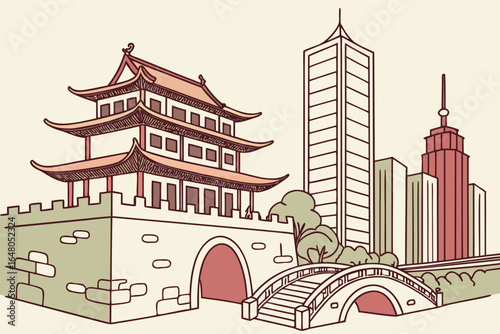 Jiangmen, China – A Pearl River Delta city with overseas Chinese heritage.