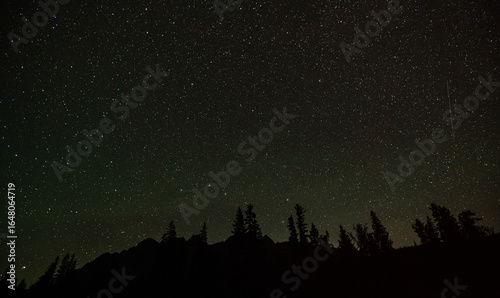 Night time in the Canadian Rockies