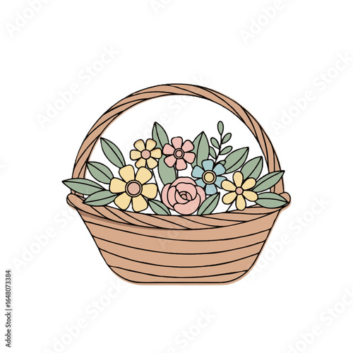 Summer Flower Basket
