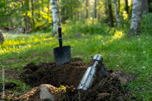 Bury the message in the future.Make a time capsule for posterity.