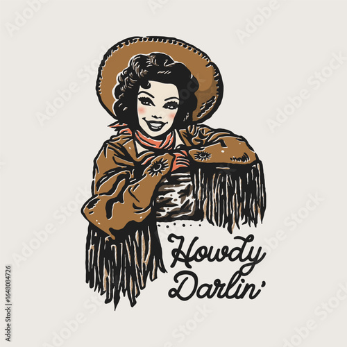 Howdy Darlin' Vintage Cowgirl