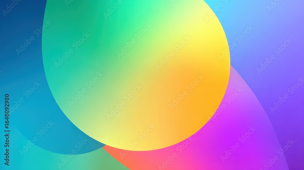 custom made wallpaper toronto digitalGradient filled circles blending harmoniously, creating soft color transitions perfect for contemporary graphic design projects