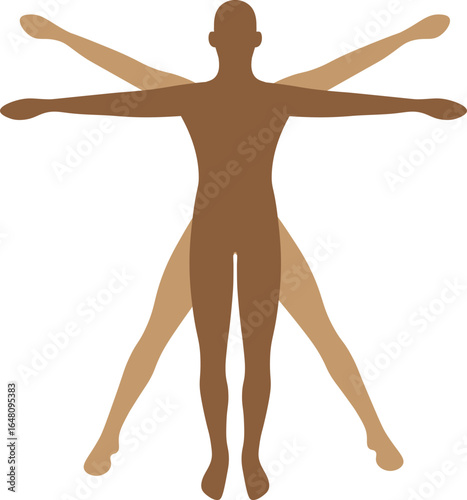Human being life circle in Illustration