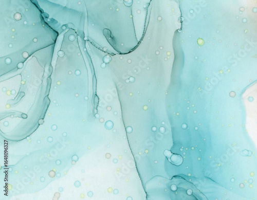 Alcohol Ink Abstract fluid art background Purple, blue, green