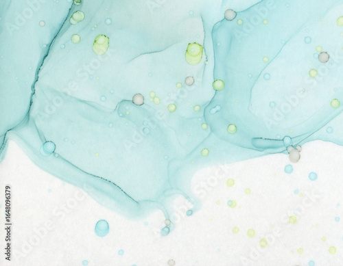 Alcohol Ink Abstract fluid art background Purple, blue, green