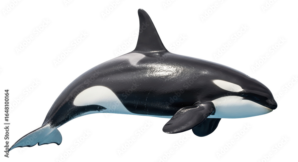 Obraz premium Isolated Orca Whale