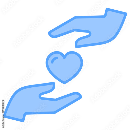 Loyalty Blue Icon
