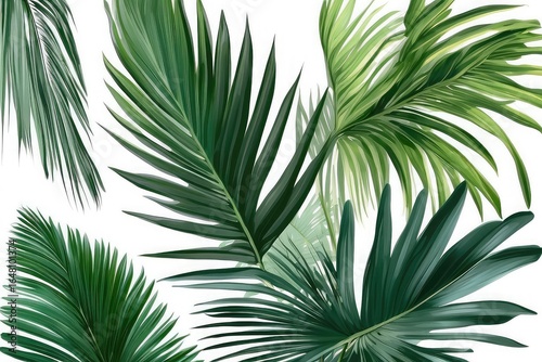 palm tree isolated on whitepalm tree isolated on white