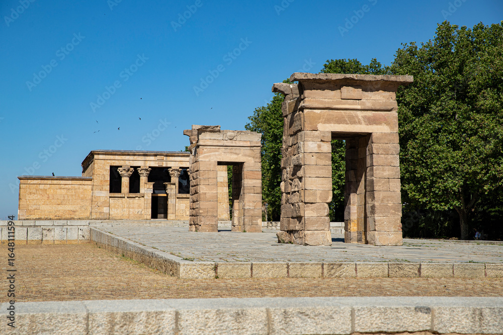 Obraz premium TEMPLE OF DEBOD, CULT OF ISIS IN THE CENTER OF MADRID
