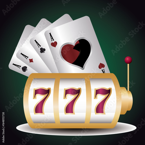 playing cards and dices, casino, playing cards, 777, gambling