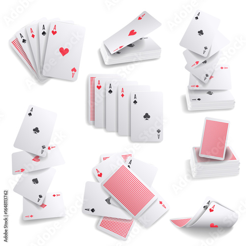 playing cards, playing cards vector, cards, playing cards, casino, poker, blackjack, card icons, 