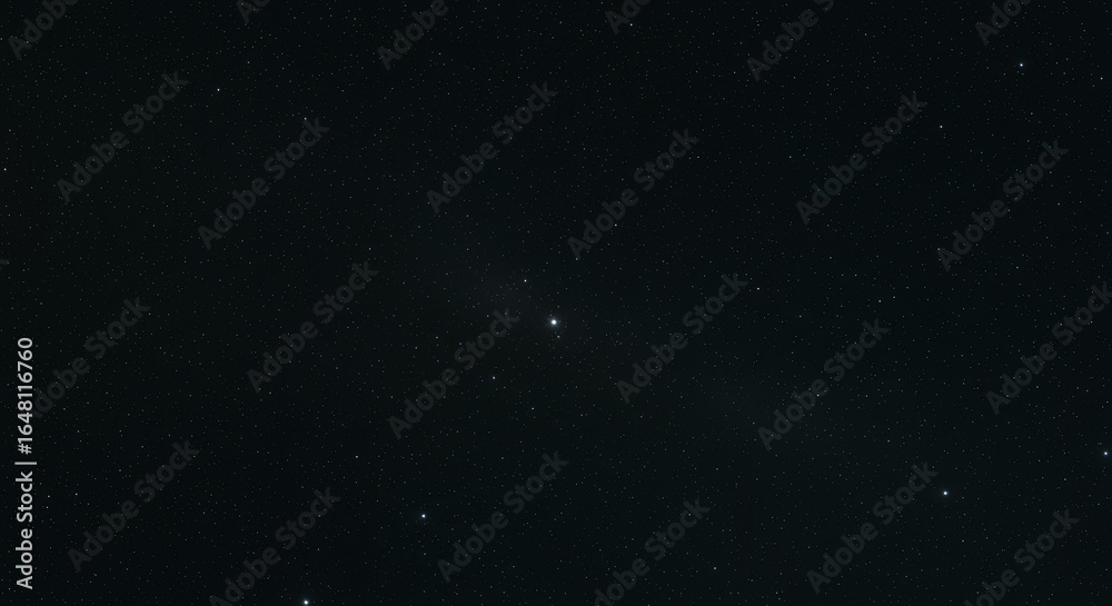 Fototapeta premium Dark starry night sky background with scattered bright stars and cosmic celestial atmosphere for astronomy and space themes