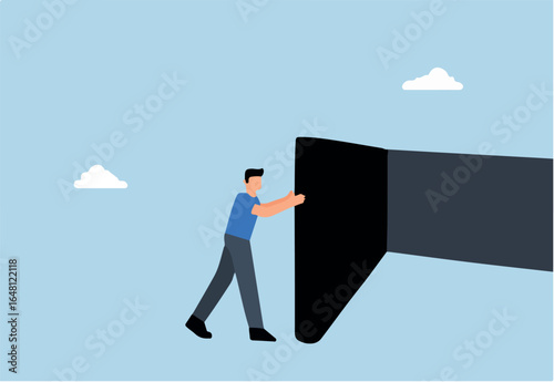 Keep pushing yourself, entrepreneur exerts his immense ego with full force.