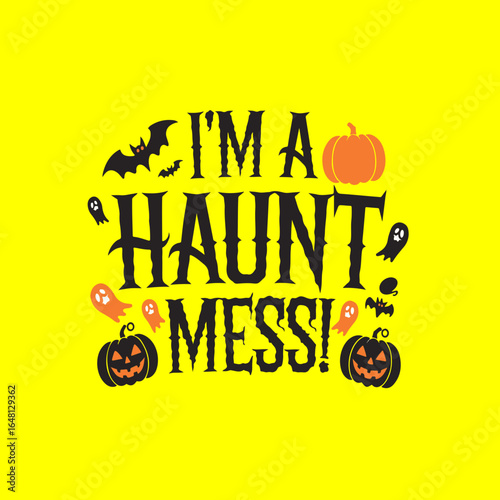 Halloween design for print on demand products, cards, Halloween party invitations design elements editable svg files scary scoopy horor funny Halloween designs 