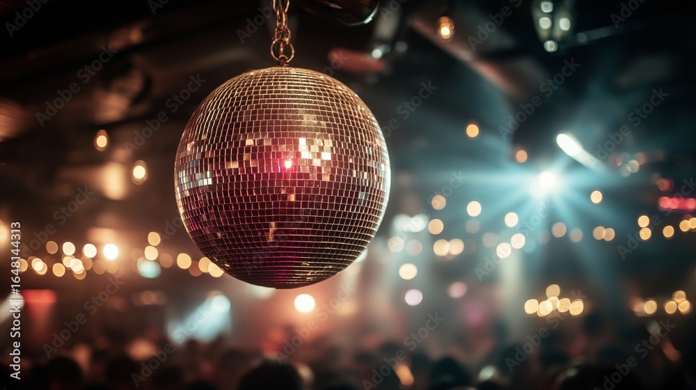 Obraz premium Dazzling dance party scene